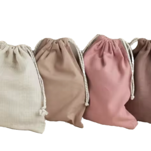 Cotton Canvas Drawstring Pouch