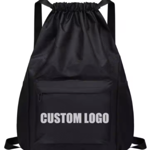 Drawstring Backpack Bags With Pocket