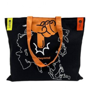 Printed Canvas Tote Bag