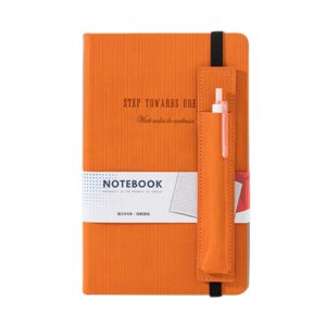 notebook-pen-holder-orange