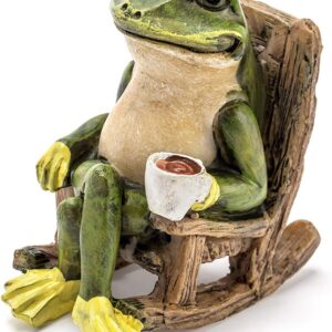 Custom Miniature Frog Garden Statue.