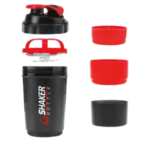 Layered Shaker Bottle with Powder Storage
