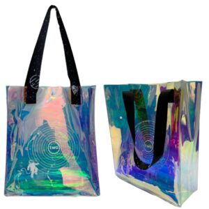 PVC Hologram Shopper Tote