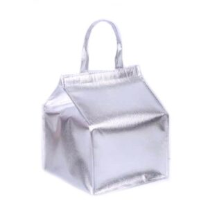 Shiny Foil Insulated Lunch Tote